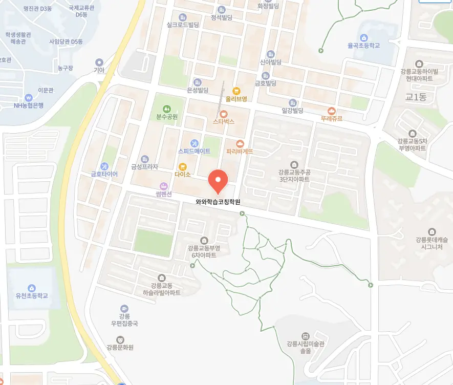 포남동 영어학원 위치
